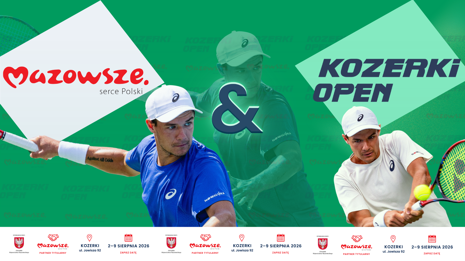 Województwo Mazowieckie partnerem tytularnym ATP Challenger w Kozerkach